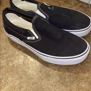 Black and white vans new !